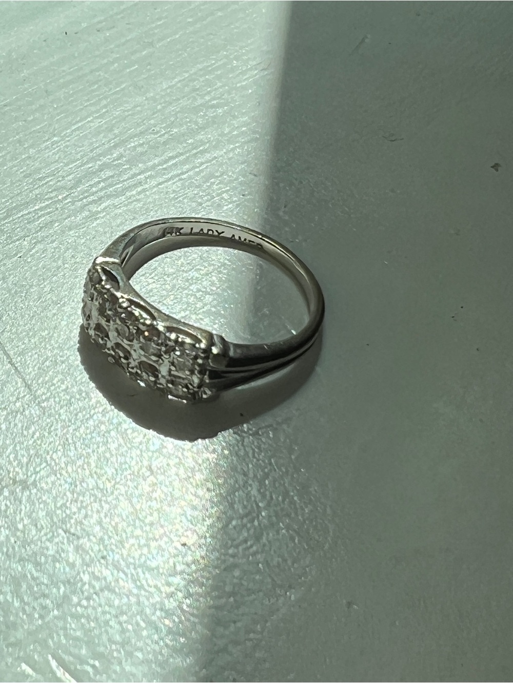 14k Vintage Diamond Ring - Picture 6 of 8